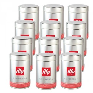illy Koffie Grof Gemalen 12 blikken