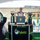Mobiele Espressobar barista beursmeubel + WK koffiebonen pakket