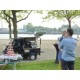 Mobiele Espressobar Italiaanse Piaggio + WK koffiebonen pakket