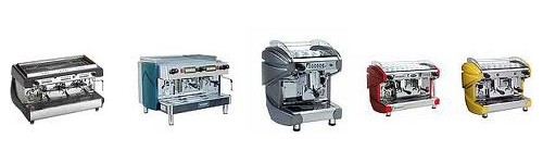 piston- espressomachines voor de horeca