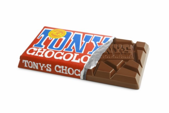 Tonys Chocolonely Melkchocoladereep 180Gr tonyaposs chocolonely kopen in de aanbieding