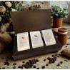 Exclusieve koffie-proeverij in luxe cadeaucerpakking