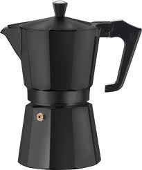 Voccelli Espresso Maker 3 Kops Aluzwart huismerk kopen in de aanbieding Voccelli Espresso Maker 3 Kops Aluzwart huismerk kopen in de aanbieding